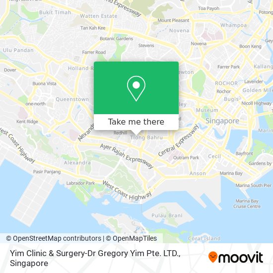 Yim Clinic & Surgery-Dr Gregory Yim Pte. LTD. map