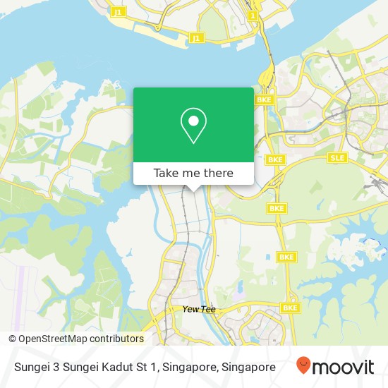 Sungei 3 Sungei Kadut St 1, Singapore地图