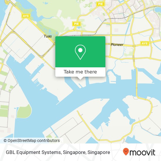 GBL Equipment Systems, Singapore map