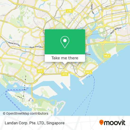 Landan Corp. Pte. LTD. map