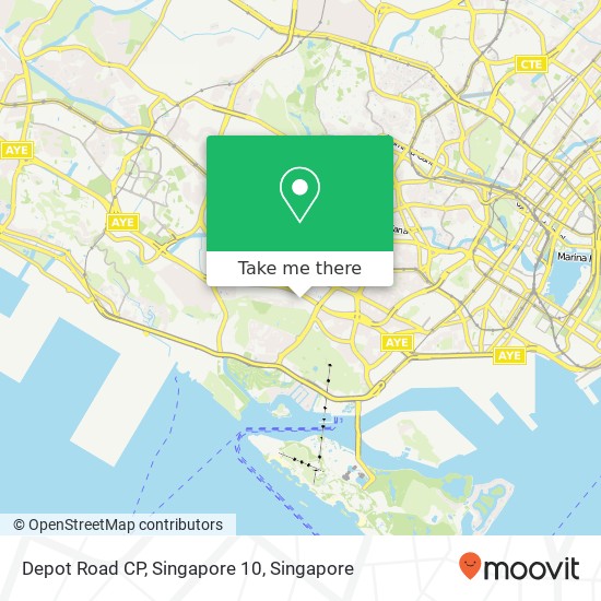 Depot Road CP, Singapore 10 map