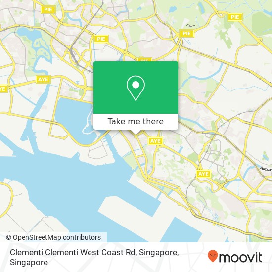 Clementi Clementi West Coast Rd, Singapore map