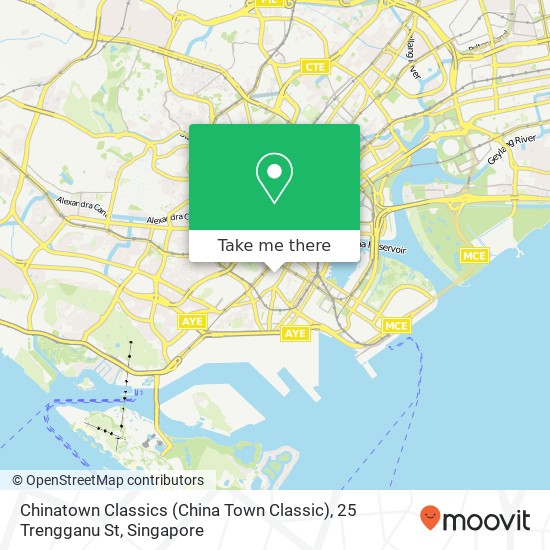 Chinatown Classics (China Town Classic), 25 Trengganu St map