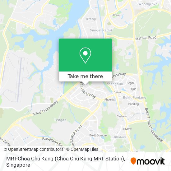 MRT-Choa Chu Kang map