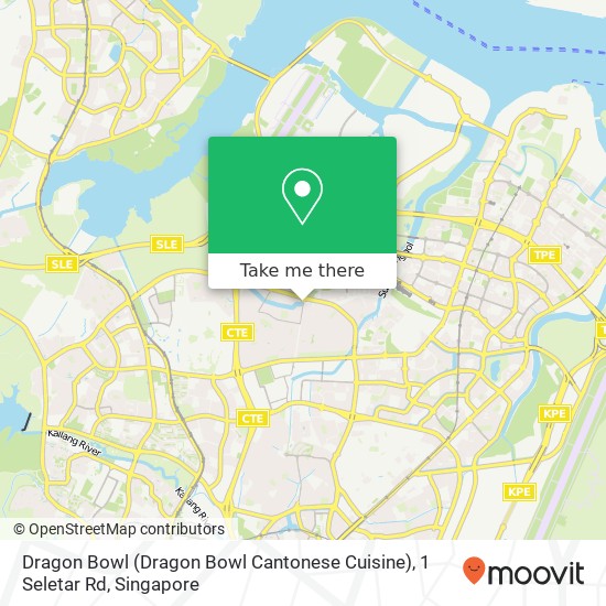 Dragon Bowl (Dragon Bowl Cantonese Cuisine), 1 Seletar Rd地图
