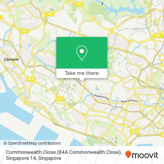 Commonwealth Close (84A Commonwealth Close), Singapore 14 map