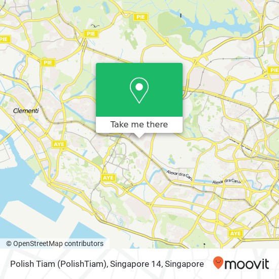 Polish Tiam (PolishTiam), Singapore 14 map