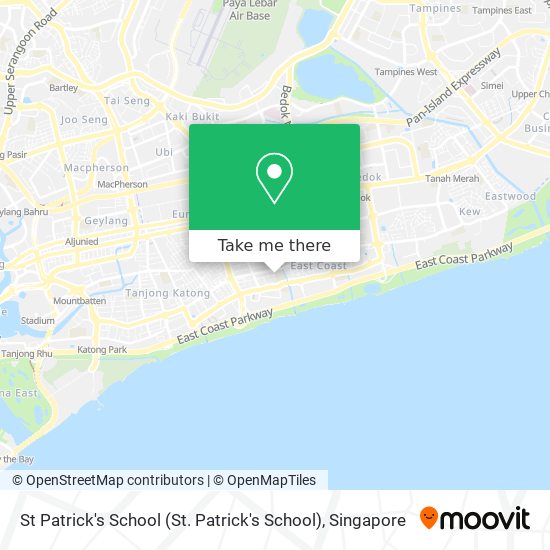 St Patrick's School map