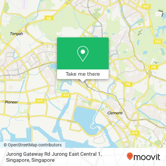 Jurong Gateway Rd Jurong East Central 1, Singapore地图