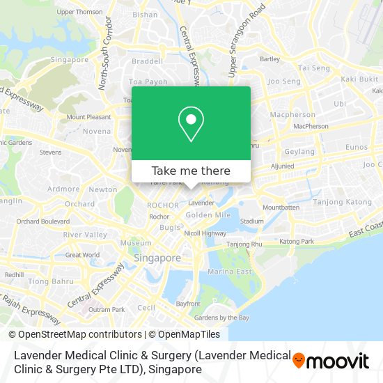 Lavender Medical Clinic & Surgery (Lavender Medical Clinic & Surgery Pte LTD)地图