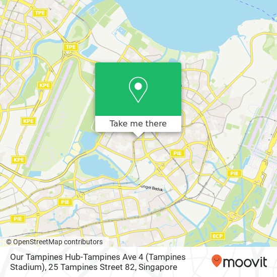 Our Tampines Hub-Tampines Ave 4 (Tampines Stadium), 25 Tampines Street 82地图