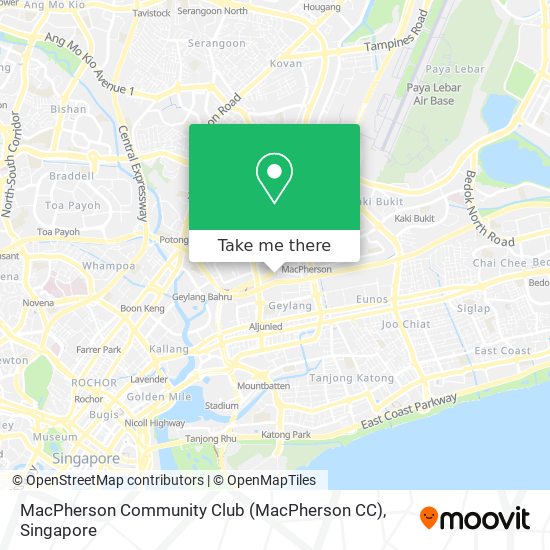 MacPherson Community Club (MacPherson CC) map