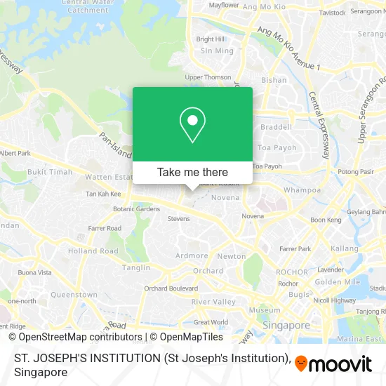 ST. JOSEPH'S INSTITUTION (St Joseph's Institution) map