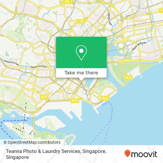 Teanna Photo & Laundry Services, Singapore地图