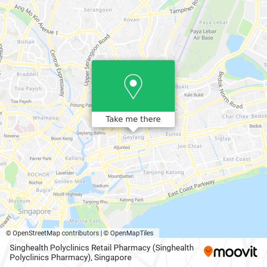 Singhealth Polyclinics Retail Pharmacy map