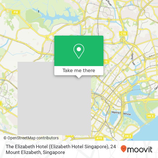 The Elizabeth Hotel (Elizabeth Hotel Singapore), 24 Mount Elizabeth地图