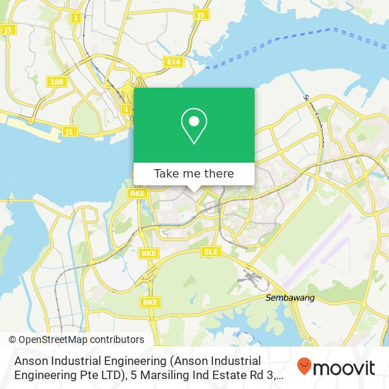 Anson Industrial Engineering (Anson Industrial Engineering Pte LTD), 5 Marsiling Ind Estate Rd 3地图