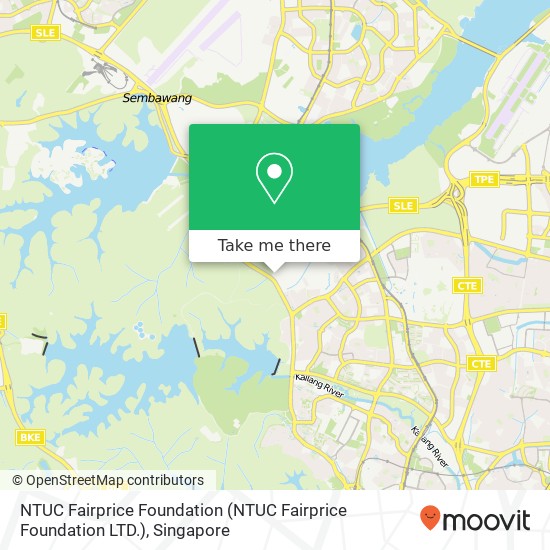NTUC Fairprice Foundation map