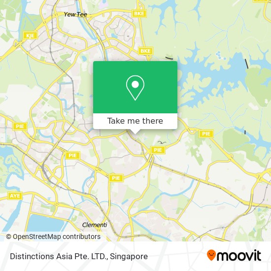 Distinctions Asia Pte. LTD. map