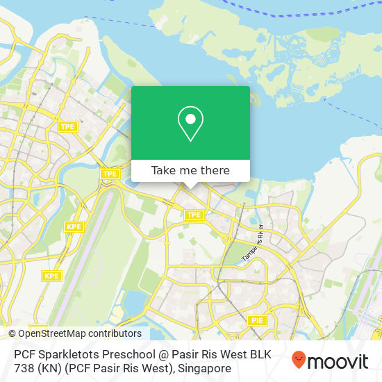 PCF Sparkletots Preschool @ Pasir Ris West BLK 738 (KN) (PCF Pasir Ris West) map