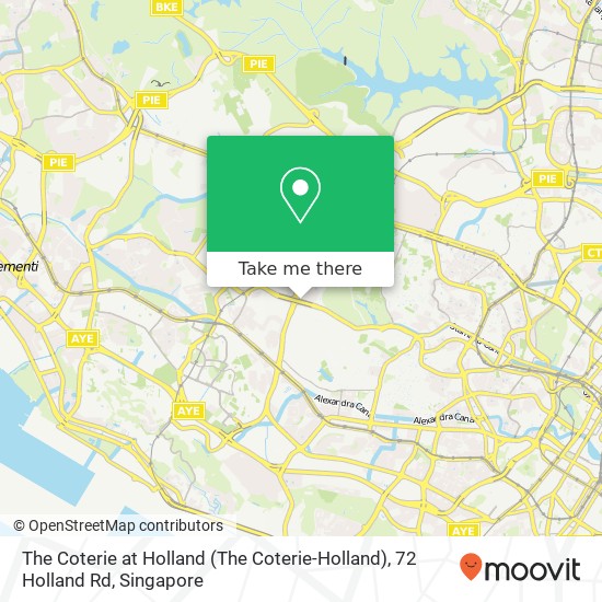 The Coterie at Holland (The Coterie-Holland), 72 Holland Rd地图