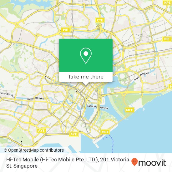 Hi-Tec Mobile (Hi-Tec Mobile Pte. LTD.), 201 Victoria St map