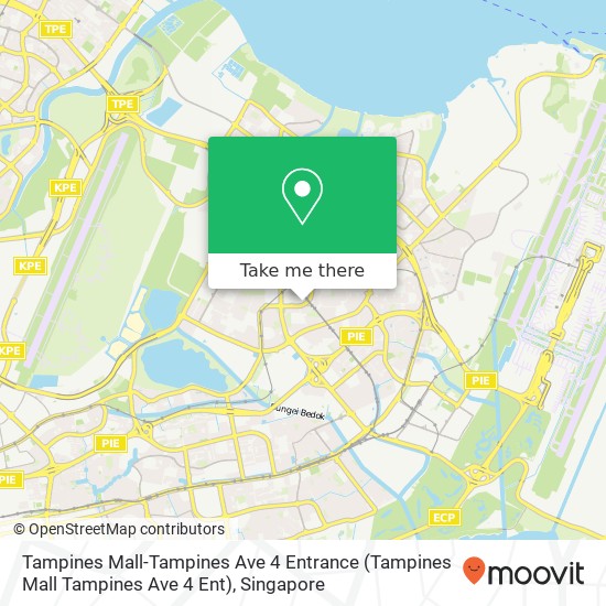 Tampines Mall-Tampines Ave 4 Entrance map