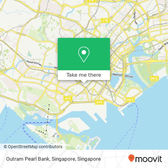 Outram Pearl Bank, Singapore map