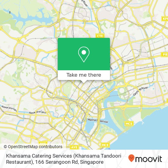 Khansama Catering Services (Khansama Tandoori Restaurant), 166 Serangoon Rd map