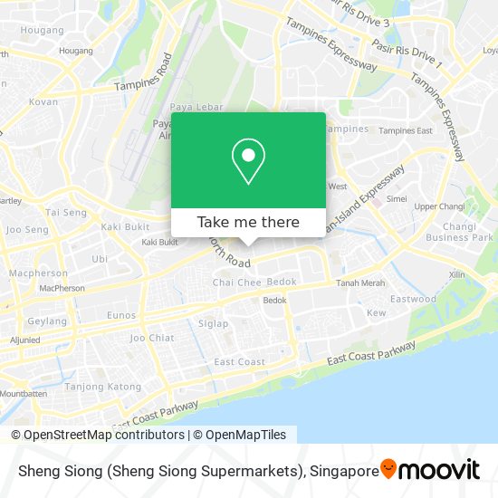 Sheng Siong (Sheng Siong Supermarkets) map