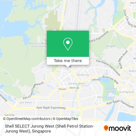 Shell SELECT Jurong West (Shell Petrol Station-Jurong West) map