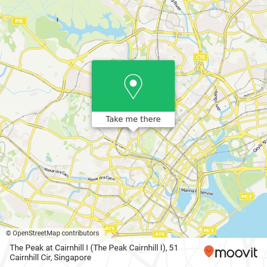 The Peak at Cairnhill I (The Peak Cairnhill I), 51 Cairnhill Cir map