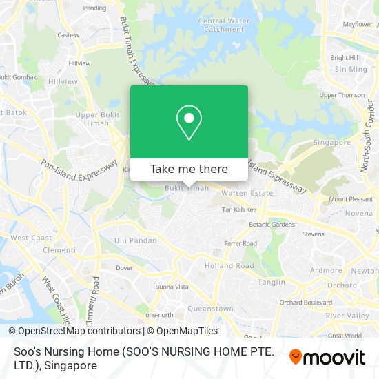 Soo's Nursing Home (SOO'S NURSING HOME PTE. LTD.)地图