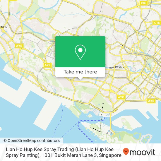 Lian Ho Hup Kee Spray Trading (Lian Ho Hup Kee Spray Painting), 1001 Bukit Merah Lane 3地图