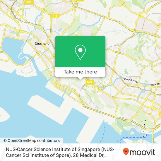NUS-Cancer Science Institute of Singapore (NUS-Cancer Sci Institute of Spore), 28 Medical Dr map