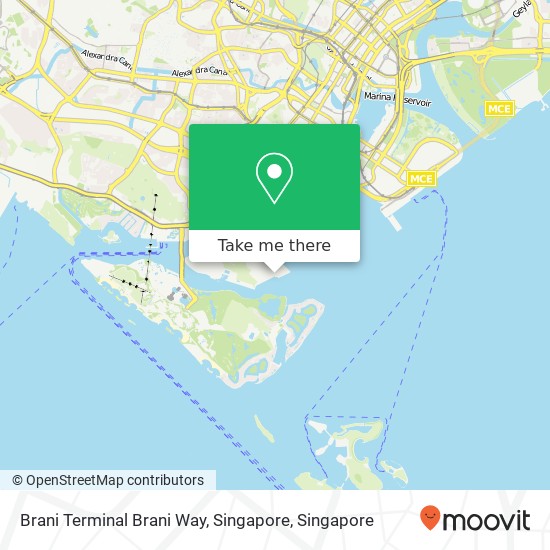 Brani Terminal Brani Way, Singapore地图