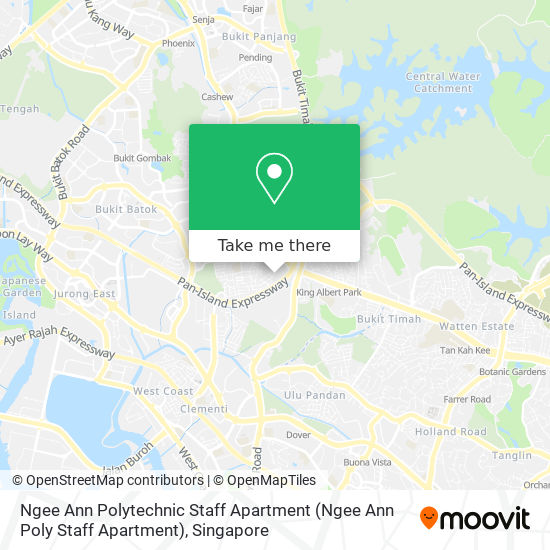 Ngee Ann Polytechnic Staff Apartment map