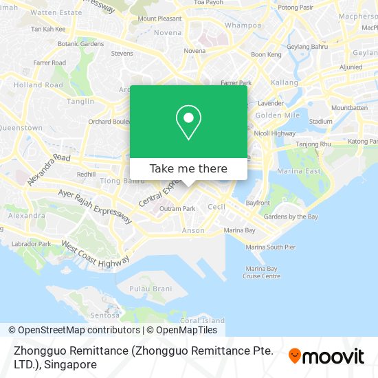 Zhongguo Remittance (Zhongguo Remittance Pte. LTD.) map