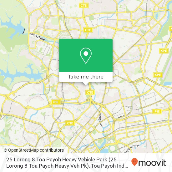 25 Lorong 8 Toa Payoh Heavy Vehicle Park (25 Lorong 8 Toa Payoh Heavy Veh Pk), Toa Payoh Ind Park地图