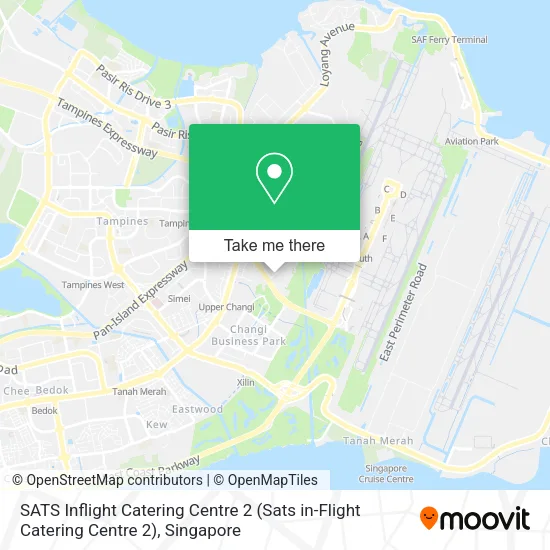 SATS Inflight Catering Centre 2 (Sats in-Flight Catering Centre 2) map