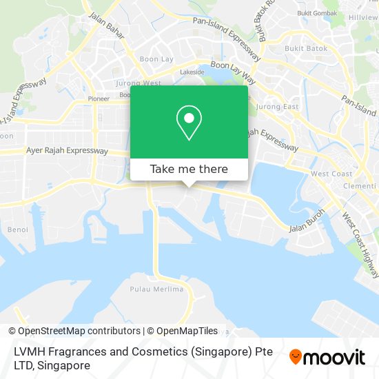LVMH Fragrances and Cosmetics (Singapore) Pte LTD map