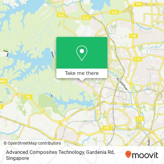 Advanced Composites Technology, Gardenia Rd map