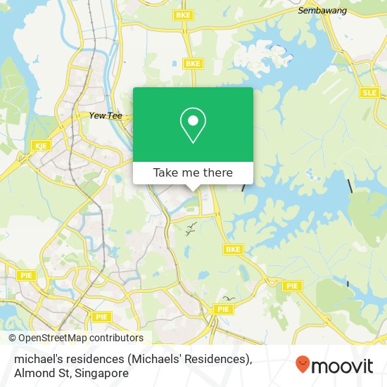 michael's residences (Michaels' Residences), Almond St地图