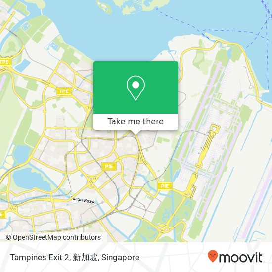 Tampines Exit 2, 新加坡地图