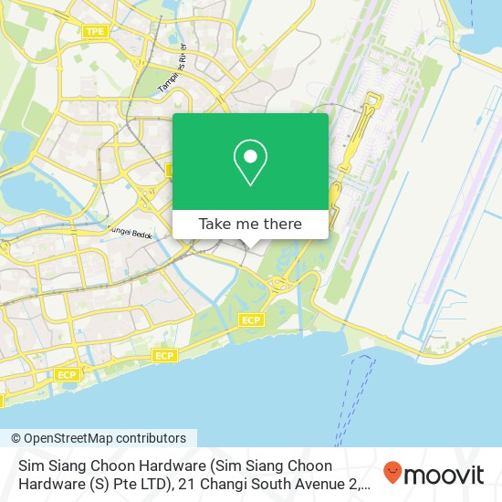 Sim Siang Choon Hardware (Sim Siang Choon Hardware (S) Pte LTD), 21 Changi South Avenue 2地图