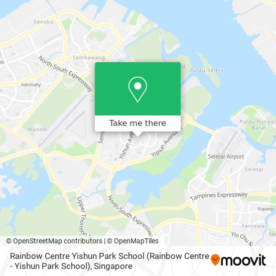 Rainbow Centre Yishun Park School map