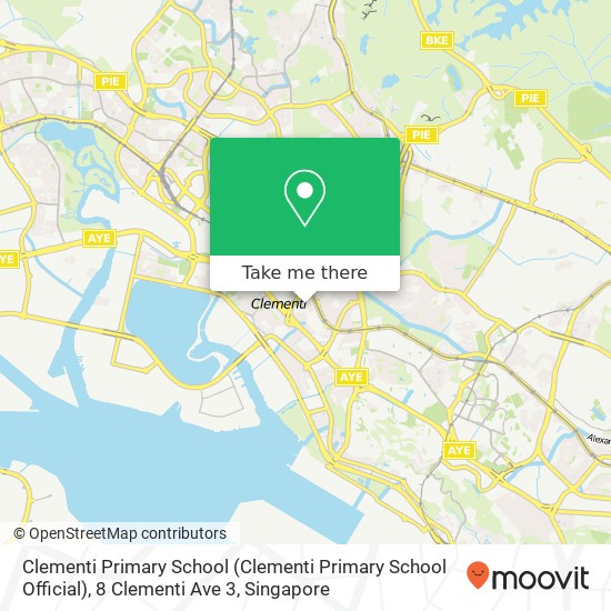Clementi Primary School (Clementi Primary School Official), 8 Clementi Ave 3 map