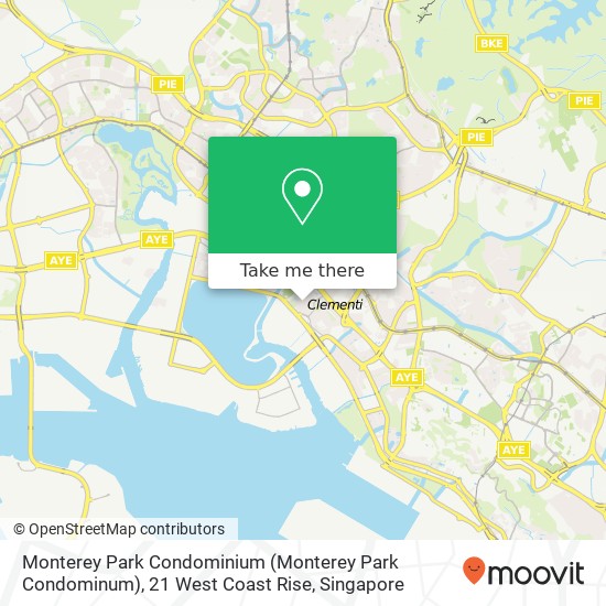 Monterey Park Condominium (Monterey Park Condominum), 21 West Coast Rise地图