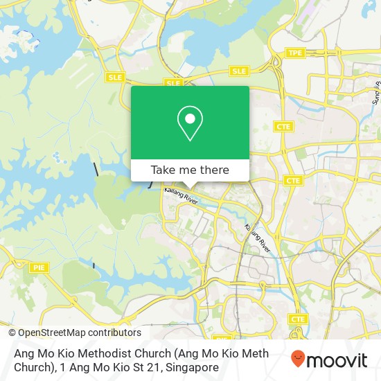 Ang Mo Kio Methodist Church (Ang Mo Kio Meth Church), 1 Ang Mo Kio St 21 map