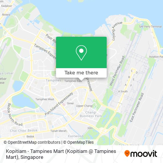 Kopitiam - Tampines Mart map